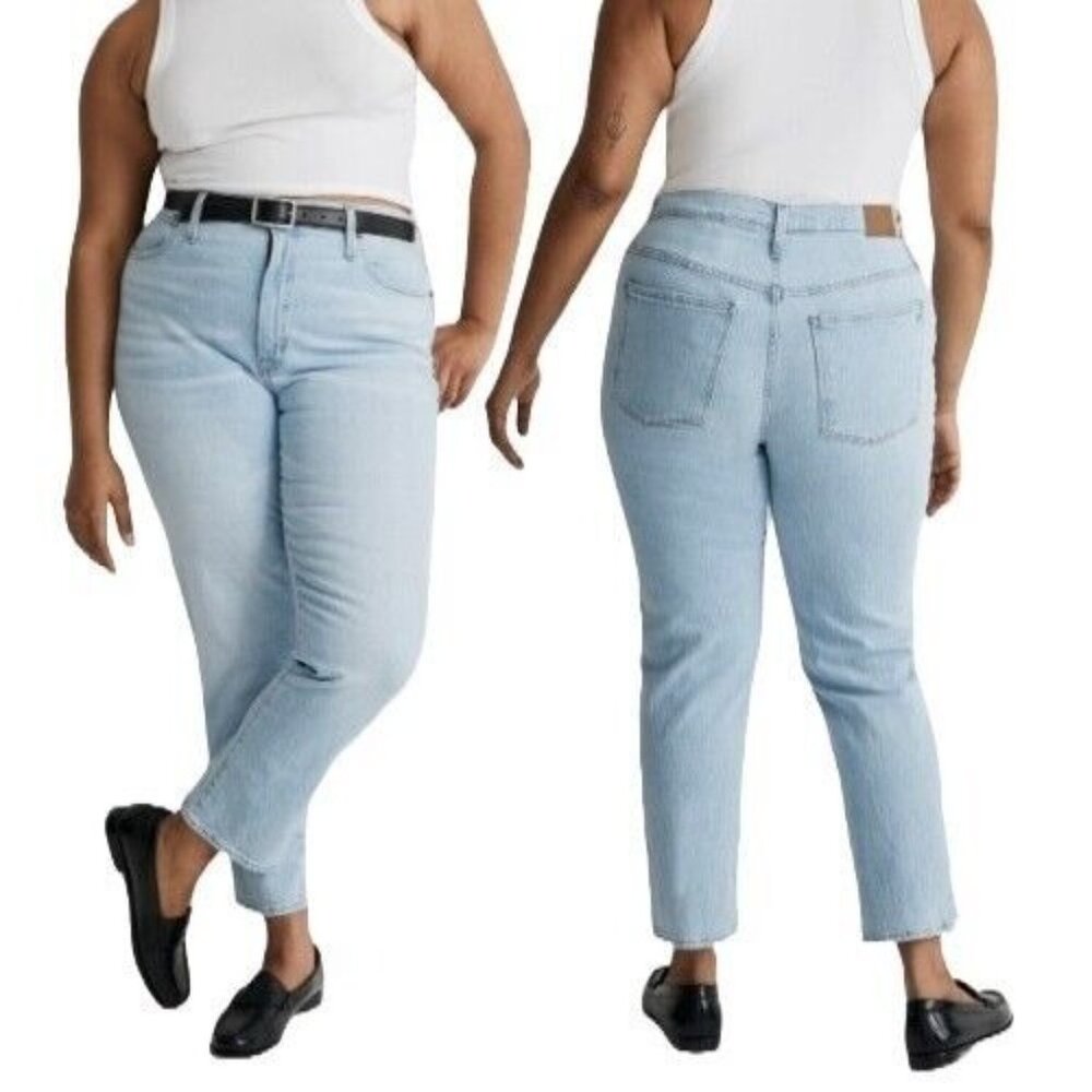 Madewell The Perfect Vintage Jean Size 32 Delora Wash Tapered Leg Mom NJ177